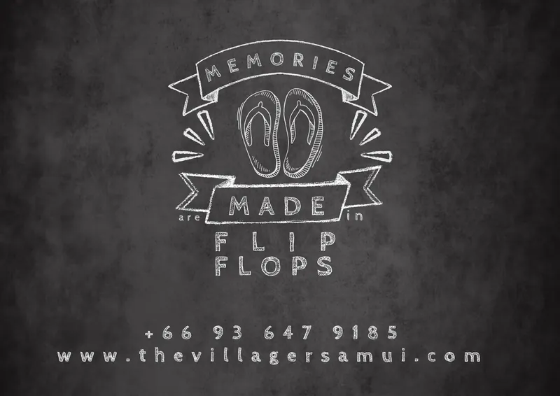 The Villager Café menu, page 8: Back cover